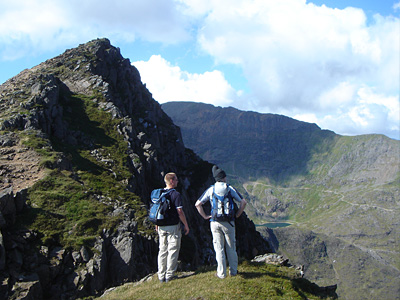 Y Lliwedd trek Snowdonia